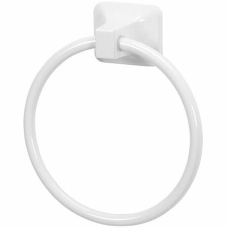 Homewerks Bathroom Accessories, 228794 Home Pointe Towel Ring, White 228794